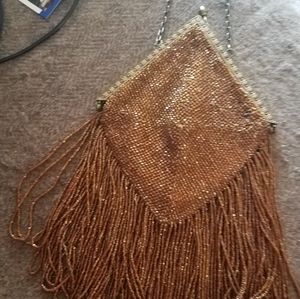 Antique vintage mesh purse